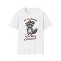 Funny Raccoon Cowboy Illustration T-Shirt | My Flabbers Have Been Gasted