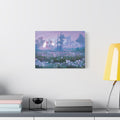 Misty Moonlit Meadow Canvas