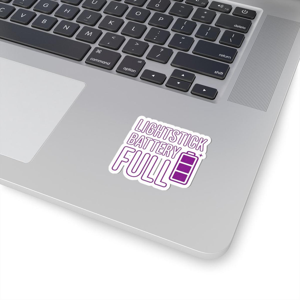 Lightstick Battery Full Sticker | K-Pop Stan Slang, Selca Energy
